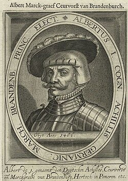 Portrait of Albrecht III Achilles, Elector of Brandenburg