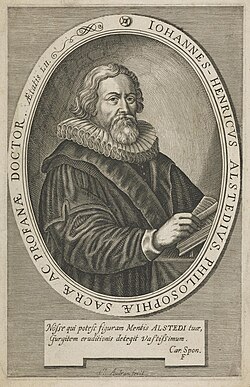 Portrait of Johann Heinrich Alsted