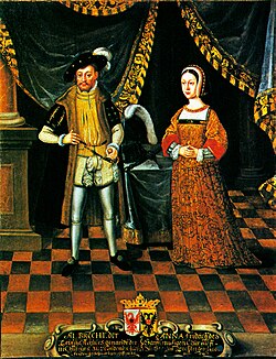 Portrait of Anna of Saxony, Electress of Brandenburg