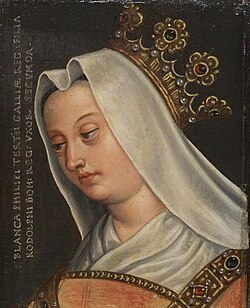 Portrait of Blanche of France, Duchess of Austria