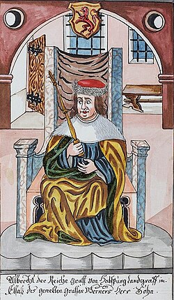 Portrait of Albert III, Count of Habsburg