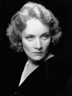 Portrait of Marlene Dietrich