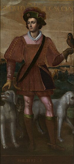 Portrait of Philibert I, Duke of Savoy
