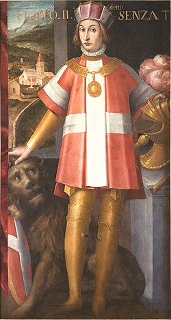 Portrait of Filippo II, Duke of Savoy