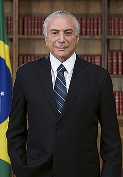 Portrait of Michel Temer