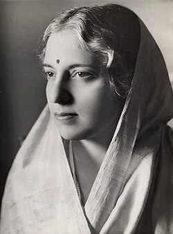 Portrait of Vijaya Lakshmi Pandit