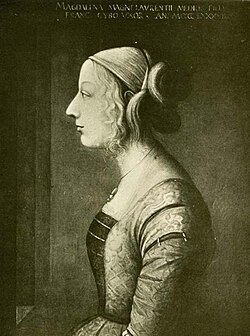 Portrait of Maddalena de' Medici