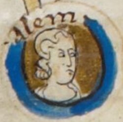 Portrait of Alan III, Duke of Brittany