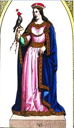 Portrait of Margaret I, Countess of Flanders