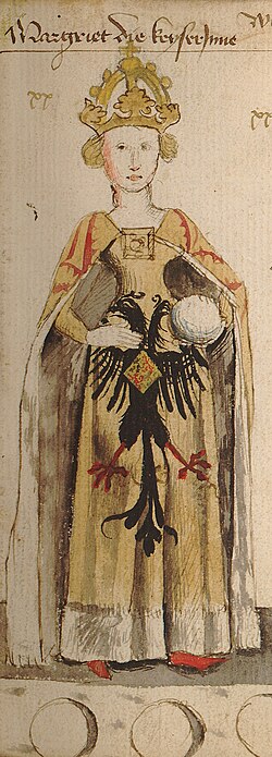 Portrait of Margaret II, Countess of Hainaut