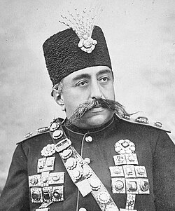 Portrait of Mozaffar ad-Din Shah Qajar