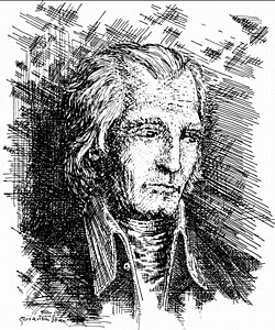 Portrait of Kristijonas Donelaitis