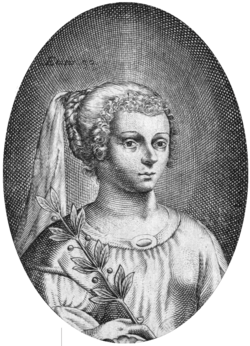 Portrait of Marie de Gournay