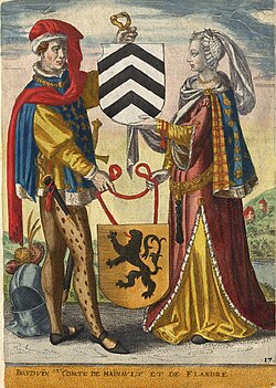 Portrait of Baldwin V, Count of Hainaut