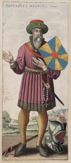 Portrait of Arnulf I, Count of Flanders