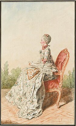 Portrait of Gabrielle-Suzanne de Villeneuve