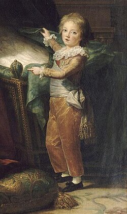 Portrait of Louis Joseph, Dauphin of France