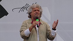 Portrait of Beppe Grillo