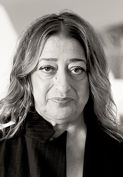 Portrait of Zaha Hadid