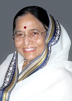Portrait of Pratibha Patil
