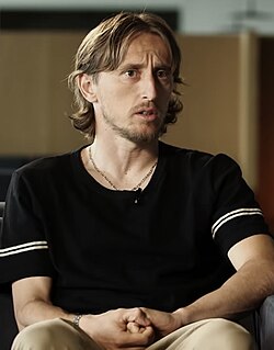 Portrait of Luka Modrić