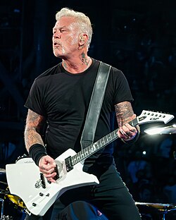 Portrait of James Hetfield