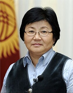 Portrait of Roza Otunbayeva