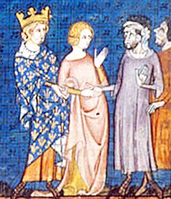 Portrait of Gisela of France