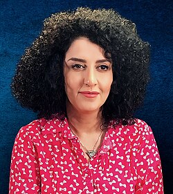 Portrait of Narges Mohammadi