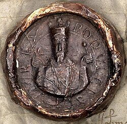 Portrait of Rudolph III of Burgundy