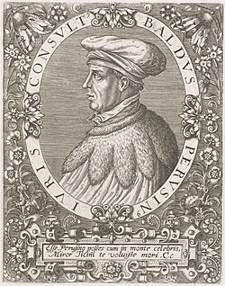 Portrait of Baldus de Ubaldis