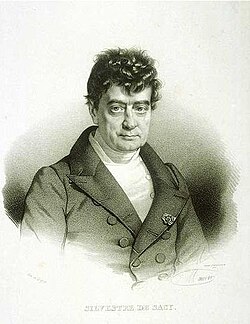 Portrait of Antoine Isaac Silvestre de Sacy