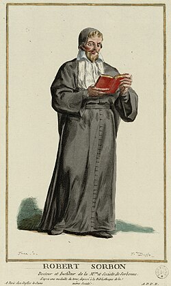 Portrait of Robert de Sorbon