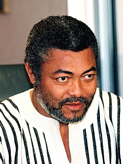 Portrait of Jerry Rawlings