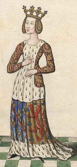 Portrait of Beatrice of Burgundy, Lady of Bourbon