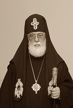 Portrait of Ilia II of Georgia