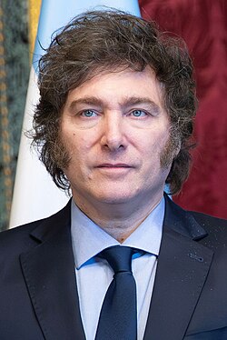 Portrait of Javier Milei