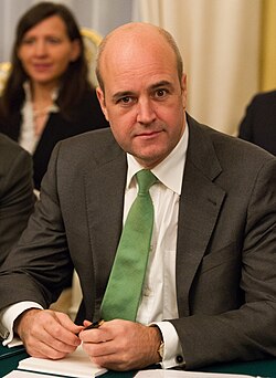 Portrait of Fredrik Reinfeldt