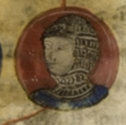 Portrait of Peter I of Courtenay