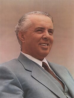 Portrait of Enver Hoxha