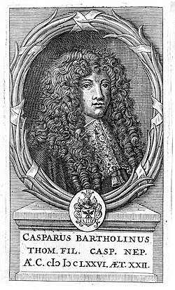 Portrait of Caspar Bartholin the Younger