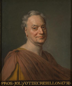 Portrait of Prosper Jolyot de Crébillon