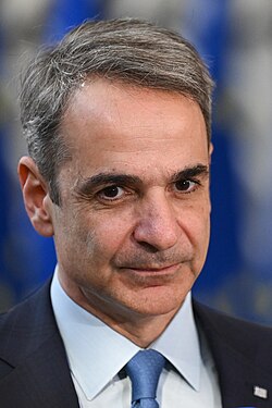 Portrait of Kyriakos Mitsotakis