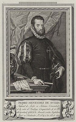 Portrait of Pedro Menéndez de Avilés