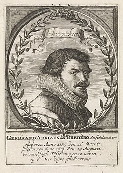 Portrait of Gerbrand Adriaenszoon Bredero