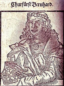 Portrait of Bernhard, Count of Anhalt