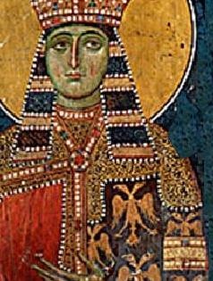 Portrait of Helena Palaiologina of the Morea