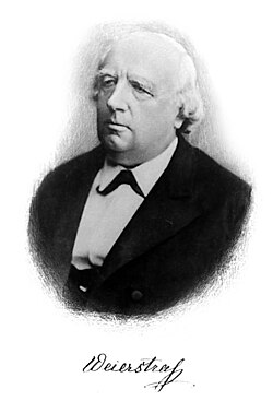 Portrait of Karl Weierstraß