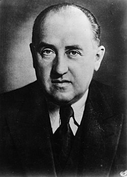 Portrait of Walther Funk