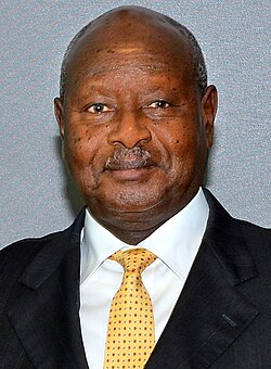 Portrait of Yoweri Museveni